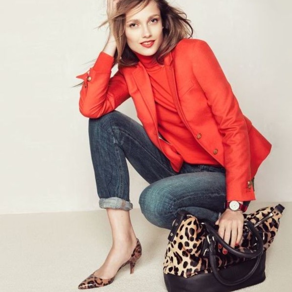 J. Crew Shoes - New! J.Crew Valentina Leopard D'orsay Pumps